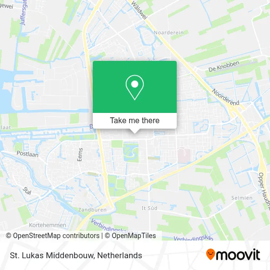 St. Lukas Middenbouw map