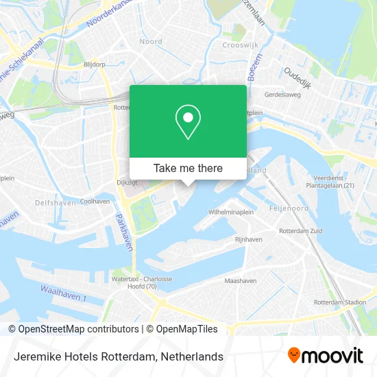 Jeremike Hotels Rotterdam map