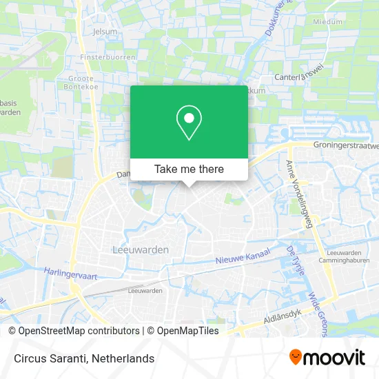 Circus Saranti map