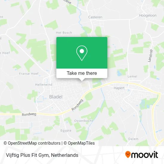 Vijftig Plus Fit Gym map