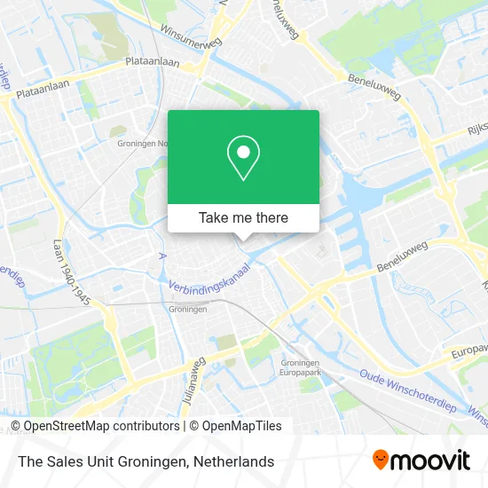 The Sales Unit Groningen map