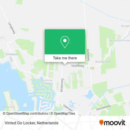 Vinted Go Locker map