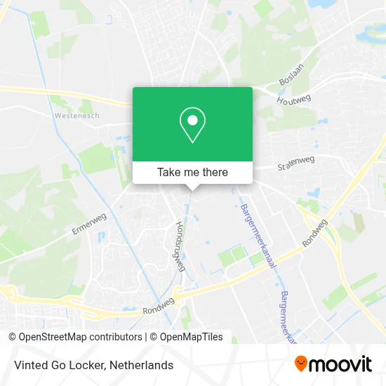 Vinted Go Locker map