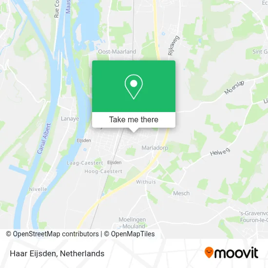 Haar Eijsden map