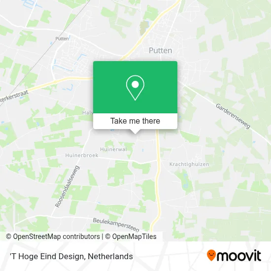 'T Hoge Eind Design map