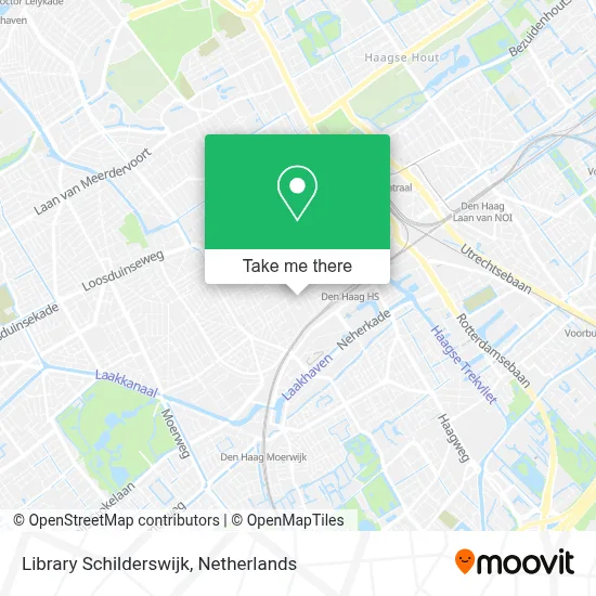 Library Schilderswijk map
