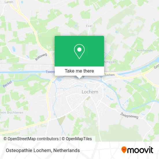 Osteopathie Lochem map