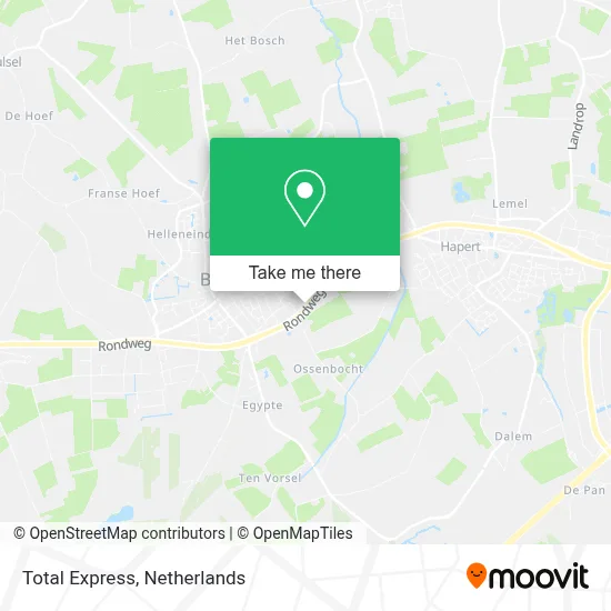 Total Express map