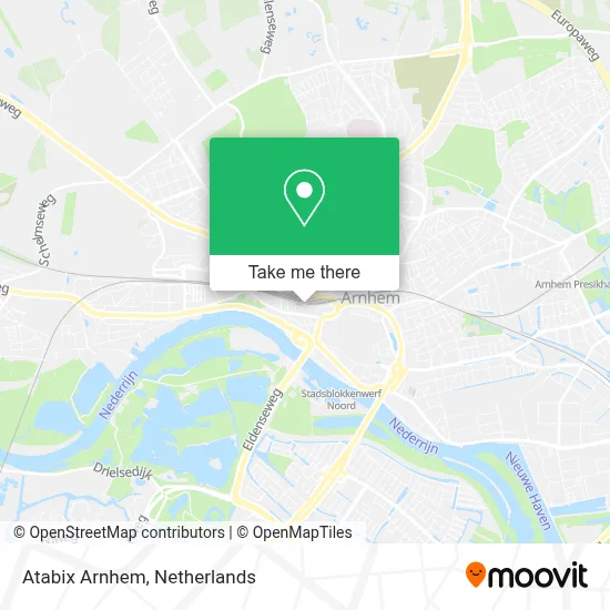 Atabix Arnhem map