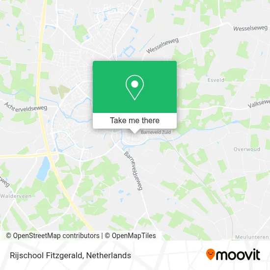 Rijschool Fitzgerald map