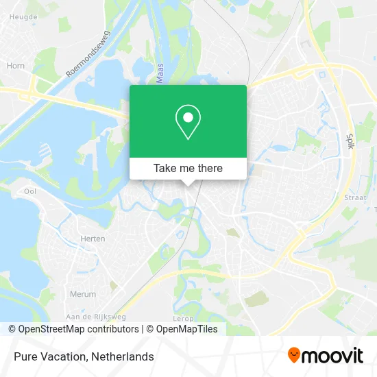 Pure Vacation map