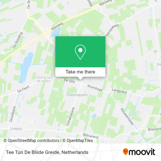 Tee Tún De  Bliide Greide map