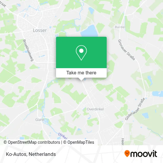 Ko-Autos map