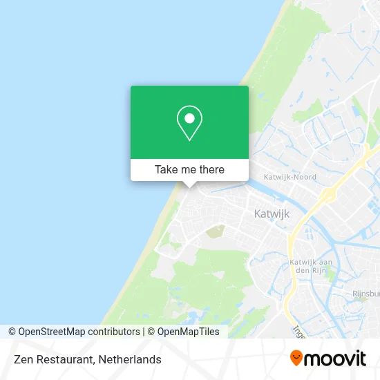 Restaurant Zen map