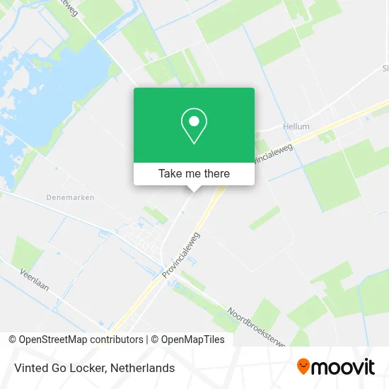 Vinted Go Locker map