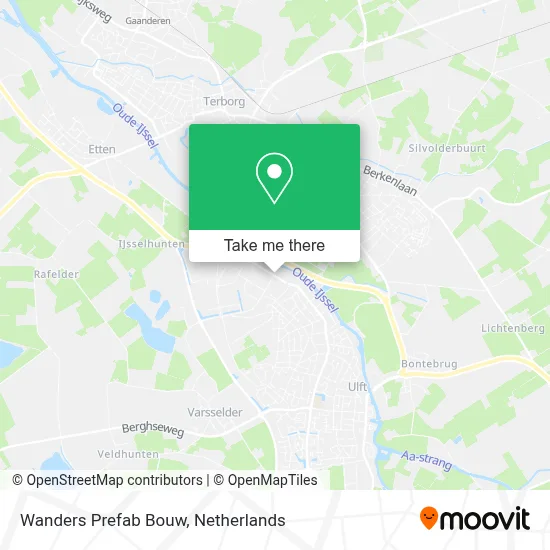 Wanders Prefab Bouw map