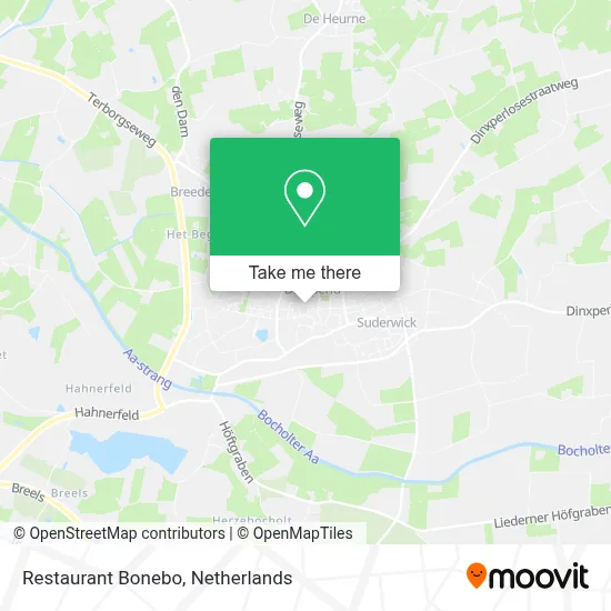 Restaurant Bonebo map