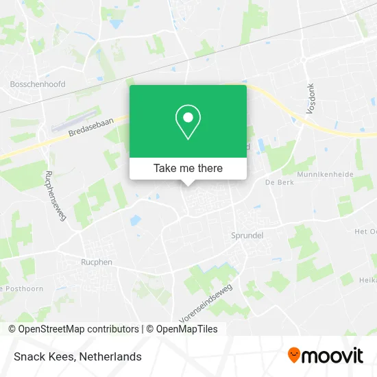 Snack Kees map