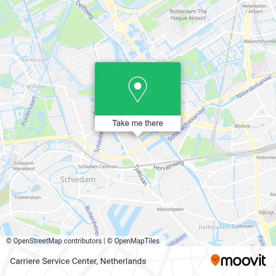 Carriere Service Center map
