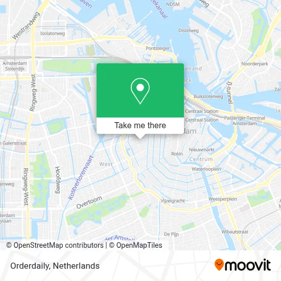 Orderdaily map