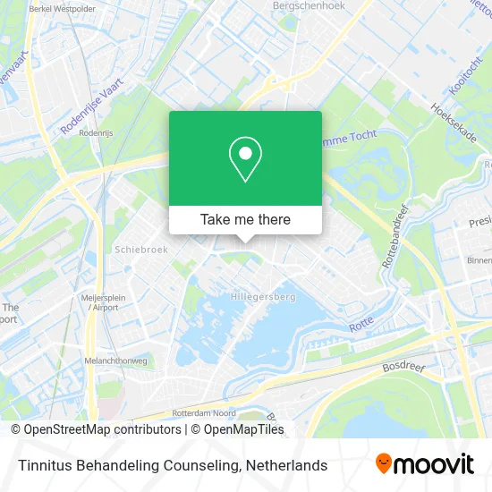 Tinnitus Behandeling Counseling map