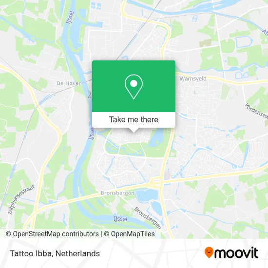 Tattoo Ibba map