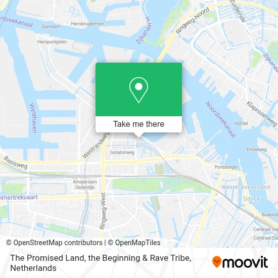 The Promised Land, the Beginning & Rave Tribe map