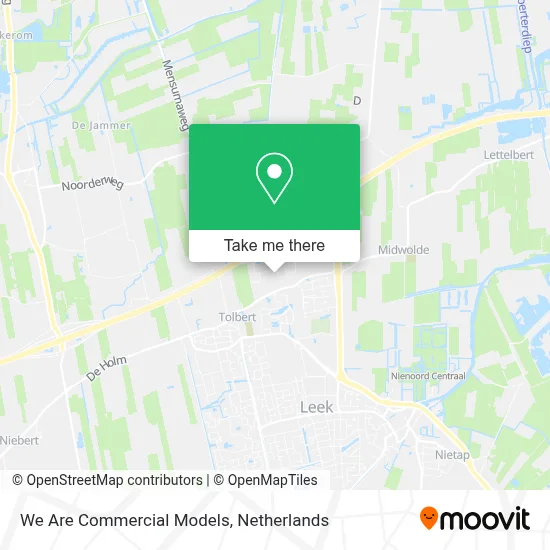 We Are Commercial Models map