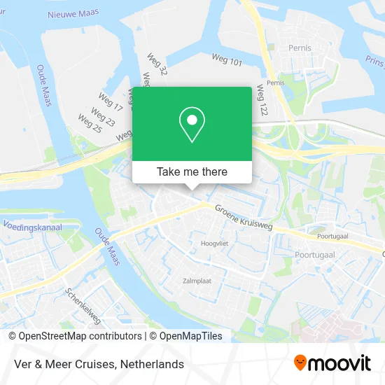 Ver & Meer Cruises map