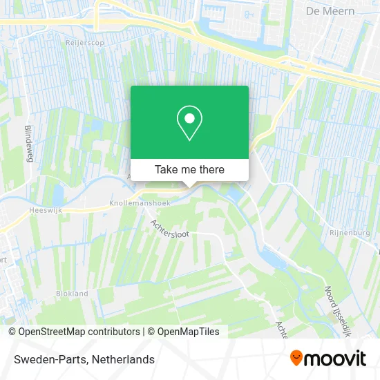 Sweden-Parts map