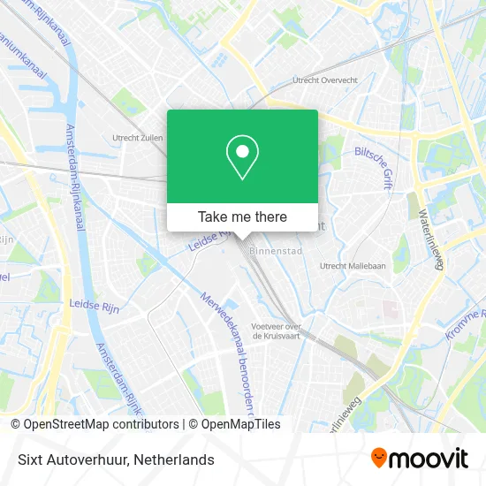 Sixt Autoverhuur map