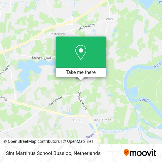 Sint Martinus School Bussloo map