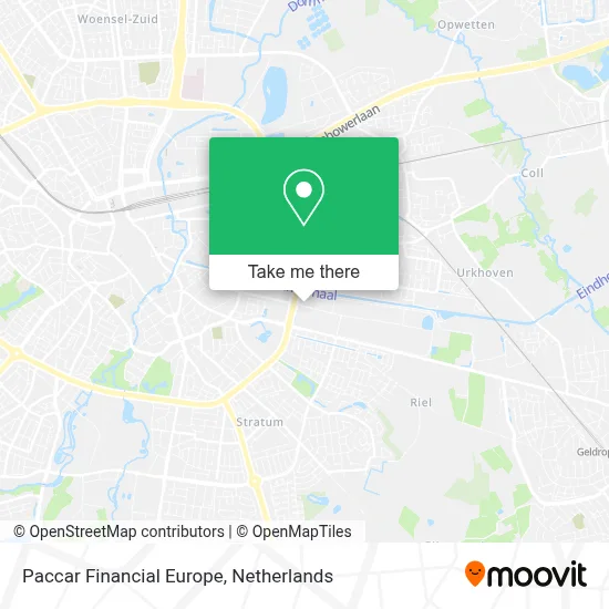 Paccar Financial Europe map
