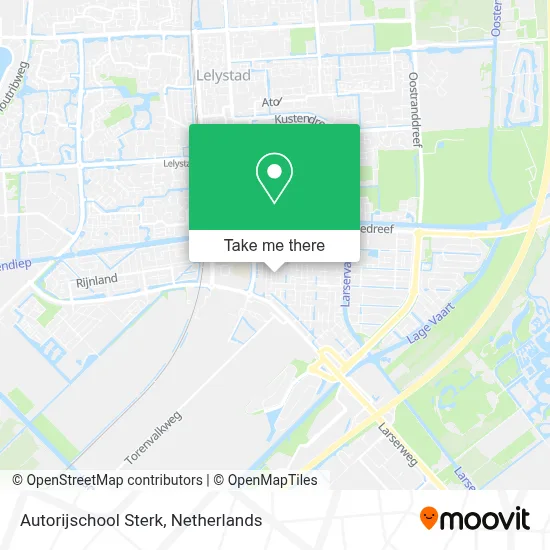 Autorijschool Sterk map