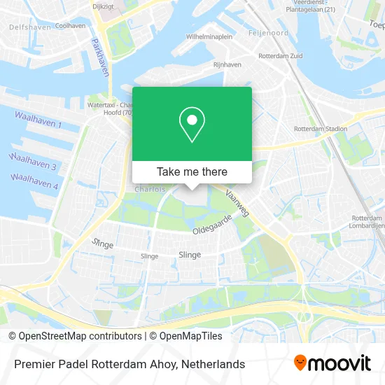 Premier Padel Rotterdam Ahoy map