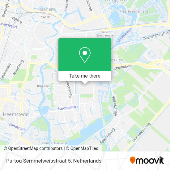 Partou Semmelweisstraat 5 map