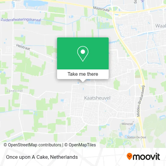Once upon A Cake map