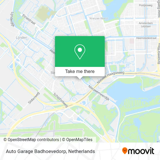 Auto Garage Badhoevedorp map