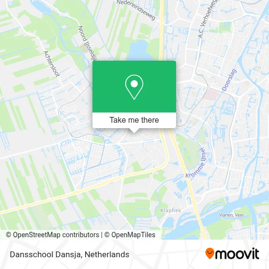 Dansschool Dansja map