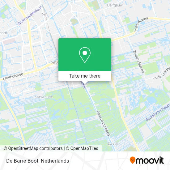 De Barre Boot map