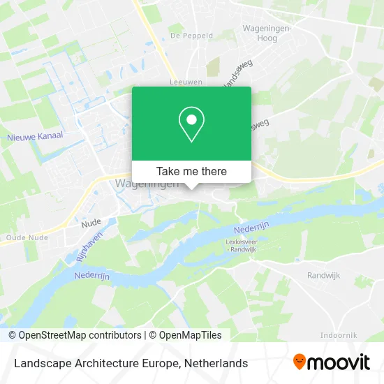 Landscape Architecture Europe map