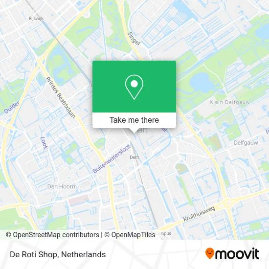 De Roti Shop Karte