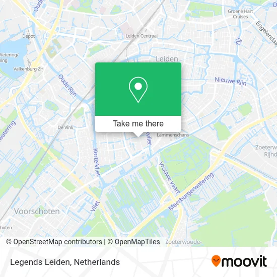 Legends Leiden map