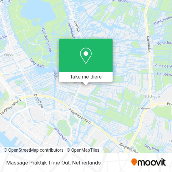 Massage Praktijk Time Out map