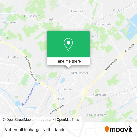 Vattenfall Incharge map
