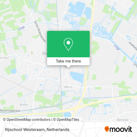 Rijschool Westeraam Karte