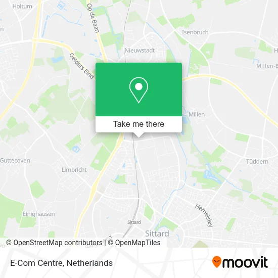 E-Com Centre map