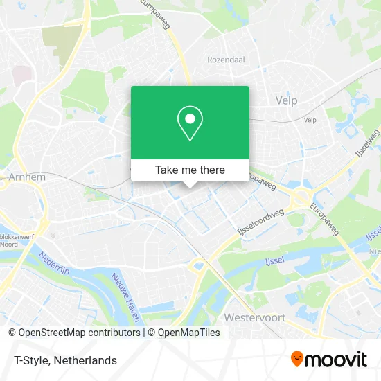 T-Style map