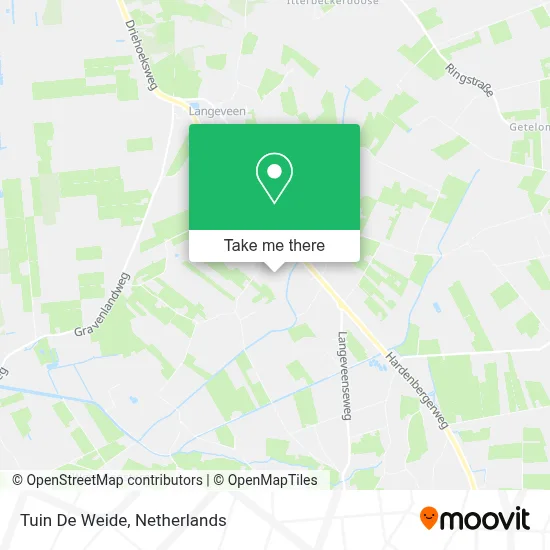 Tuin De Weide map