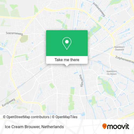 Ice Cream Brouwer map